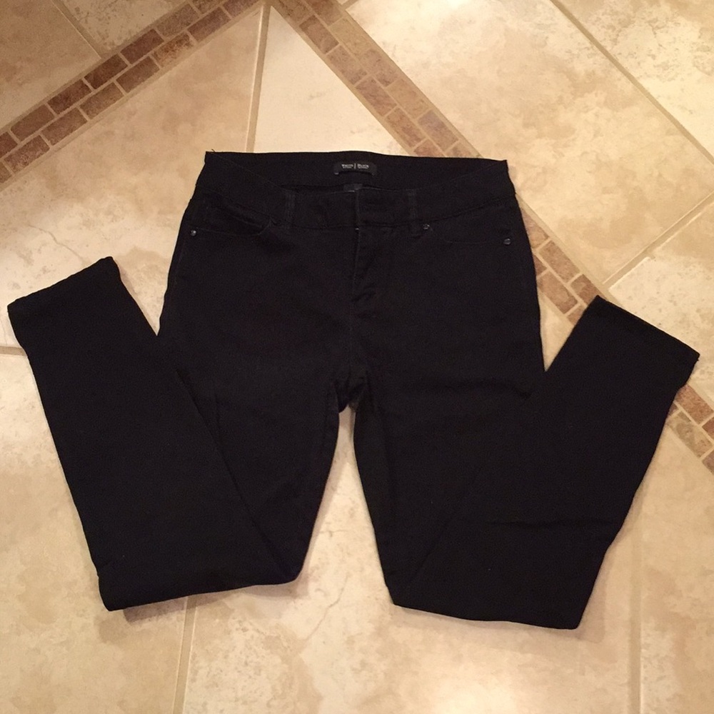 WHBM Black skimmer jeans 2